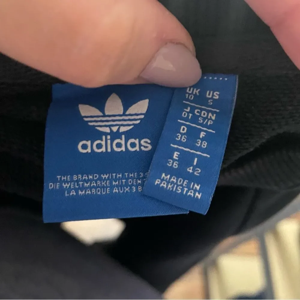 Adidas Black Graphic Pullover Crewneck Sweatshirt